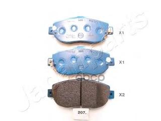 Колодки торм.диск. Japanparts арт. pa207af