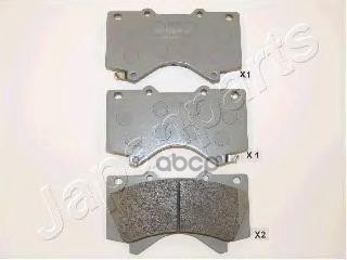 Колодки тром. диск. Land Cruiser Japanparts арт. pa272af