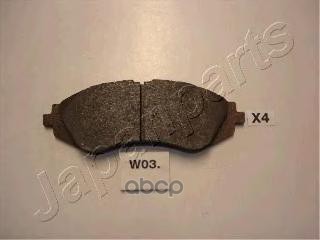 Колодки тормозные передние Japanparts арт. paw03af