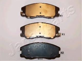 Колодки торм.диск. Japanparts арт. paw10af