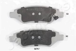 Колодки торм. диск. Cadillac CTS (08-) Japanparts арт. pp007af
