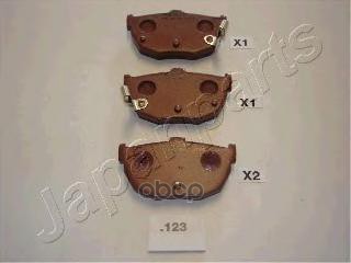 Колодки задние дисковые NISSAN Bluebird  Maxima Japanparts арт. pp123af
