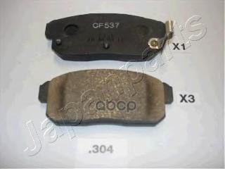 Колодки торм.диск. Japanparts арт. pp304af