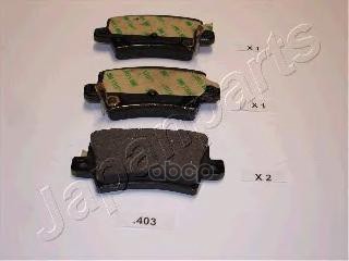 Колодки торм.дисковые Honda Civic VII Japanparts арт. pp403af