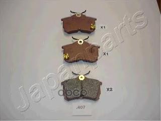 Колодки торм. диск. задн. Japanparts арт. pp407af