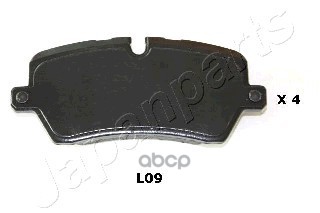 Колодки Тормозные Дисковые, Комплект | Зад | Japanparts арт. PPL09AF