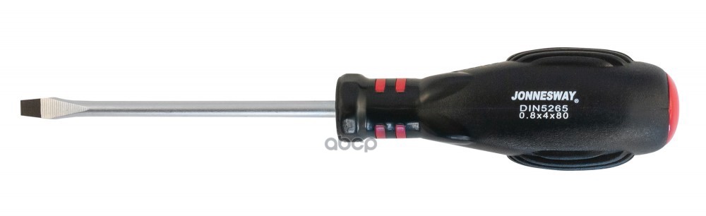 Отвертка Стержневая Шлицевая Hercules, Sl4 Х 80 Мм, №47061 Jonnesway арт. D03S480