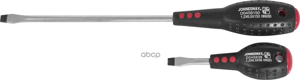 Отвертка шлицевая FULL STAR SL1,6x8,0x150 мм JONNESWAY D04S8150 Jonnesway арт. D04S8150