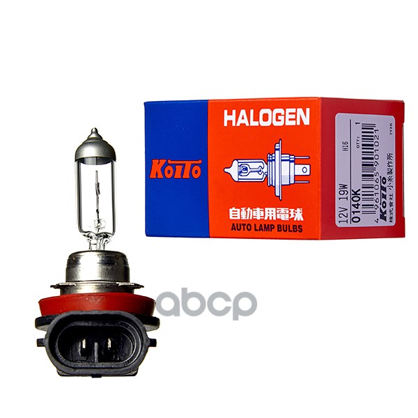 Лампа 12V H16 19W PGJ19-3 KOITO 1 шт. картон 0140K KOITO арт. 0140K