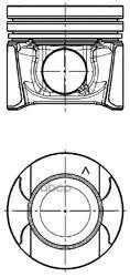 Поршень Двс Renault: 2.3Dci M9t=85 2.5X2x2 Std 10> KOLBENSCHMIDT арт. 97504600