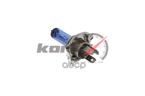 Лампа H4 12V 6055W P43t (64193CBI)COOL BLUE (PREMIUM) KBA2012 KORTEX арт. KBA2012