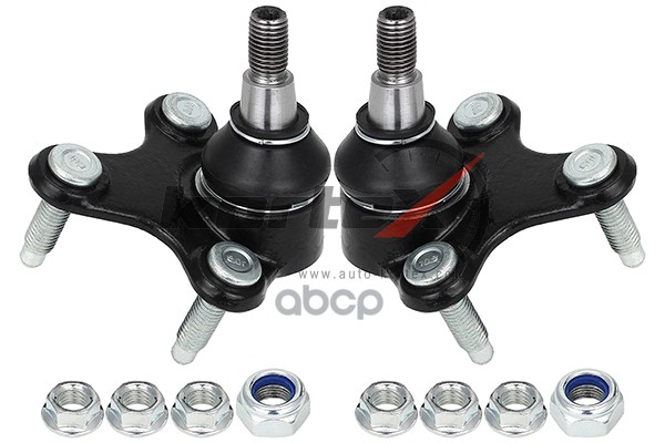 Опора шаровая VW GOLF V/JETTA/TOURAN/TIGUAN/A3/OCTAVIA 04- пер.подв. лев/прав.(к-т 2шт с крепежом) KBJ5518 KORTEX арт. KBJ5518