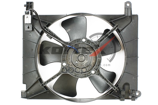 Вентилятор радиатора CHEVROLET AVEO 02- (с кожухом) KFD014 KORTEX арт. KFD014