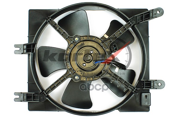 Вентилятор радиатора CHEVROLET LACETTI 04- (с кожухом) KFD021 KORTEX арт. KFD021