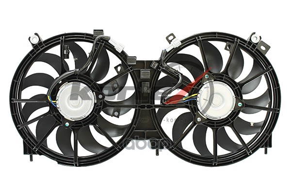 Вентилятор радиатора NISSAN Teana J32 08-/Murano II Z51 08- (с кожухом) KFD061 KORTEX арт. KFD061