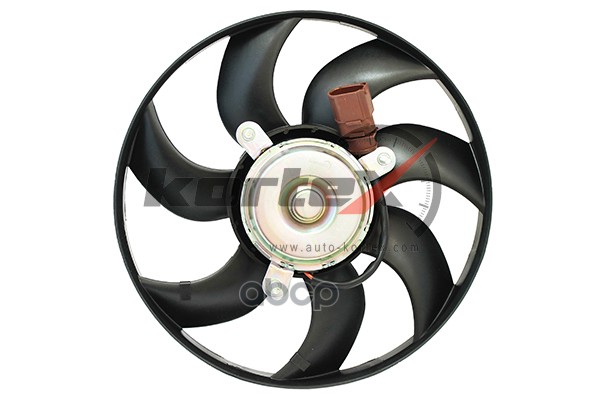 Вентилятор радиатора Skoda Octavia A5 (04-)VW Golf V (03-) (LFAC 18K0) KFD080 KORTEX арт. KFD080
