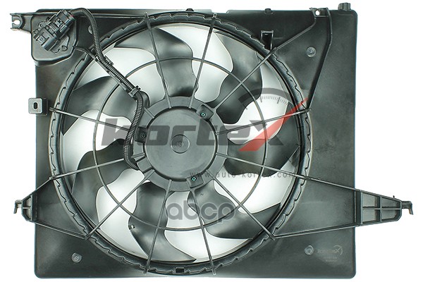 Вентилятор радиатора HYUNDAI Santa Fe III 12- 2.4i KFD133 KORTEX арт. KFD133