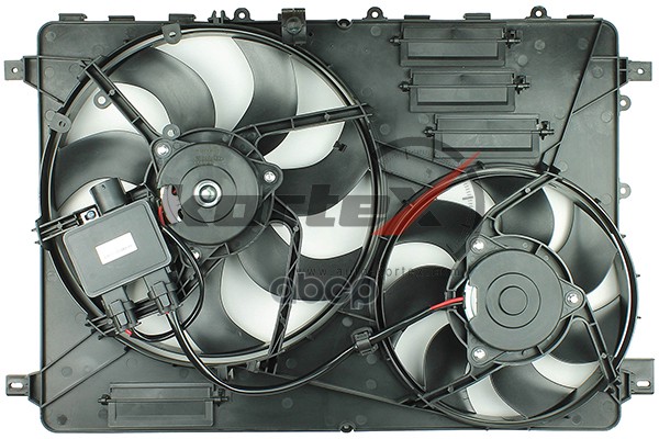 Вентилятор радиатора Volvo XC60 08-XC70 06- 2.4D (2 вент.) KFD185 KORTEX арт. KFD185