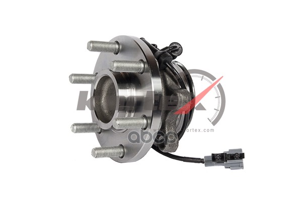 Ступица с подшипником NISSAN NAVARA 2.5 dCi 05- перед.(+ABS)(С ДАТЧИКОМ ABS) 2WD KORTEX арт. KHB4284STD