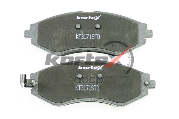 Колодки торм. CHEVROLET LACETTI 05-/DAEWOO NUBIRA 03-/NEXIA 16V/ESPERO перед.к-т KORTEX арт. KT3171STD