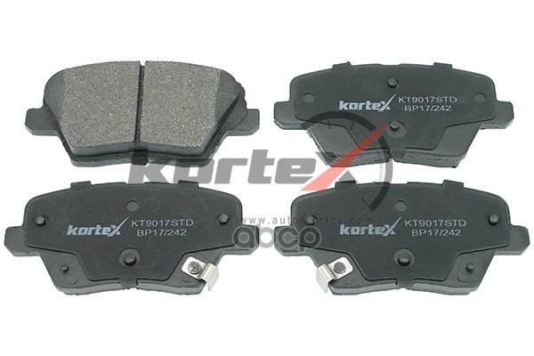 Колодки торм. KIA CEED 18- HYUNDAI i30 17- зад.к-т KT9017STD KORTEX арт. KT9017STD