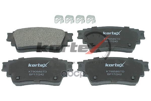 Колодки торм. MITSUBISHI OUTLANDER/ECLIPSE CROSS 17- зад.к-т KORTEX арт. KT9058STD