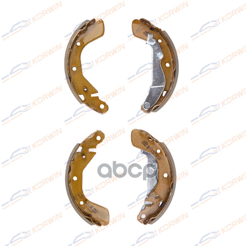 Колодки Тормозные Барабанные Зад. Ecoline. Chevrolet Aveo (T200/250/255/300) 03- KORWIN арт. KWBS0001E