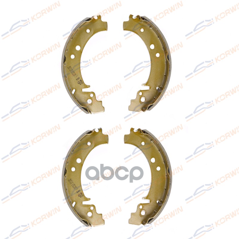 Колодки Тормозные Барабанные Зад. Ecoline. Lada 2101-07/Niva (2121/2131)/Niva 2123 KORWIN арт. KWBS0002E
