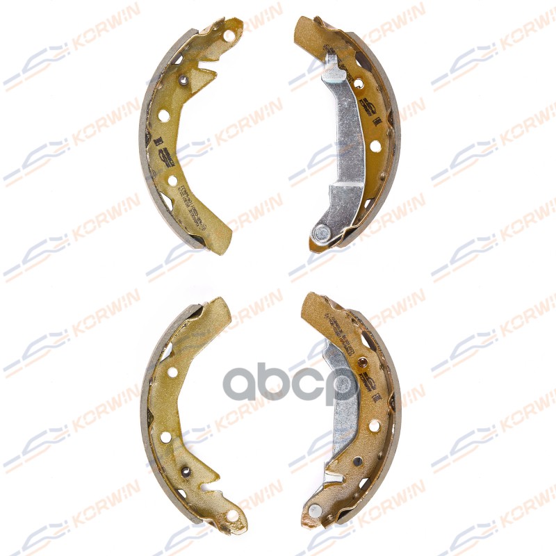 Колодки Тормозные Барабанные Зад. Ecoline. Daewoo Matiz 98-/Chevrolet Spark 05- KORWIN арт. KWBS0003E