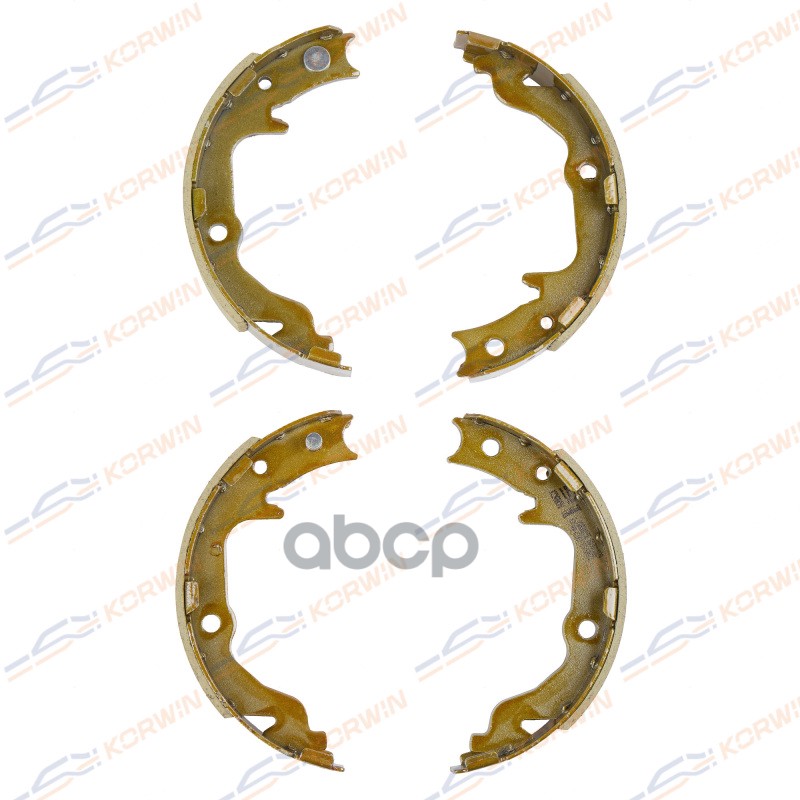 Колодки Тормозные Барабанные Ecoline. Mitsubishi Lancer X 07-/Asx 10-/Jeep KORWIN арт. KWBS0015E