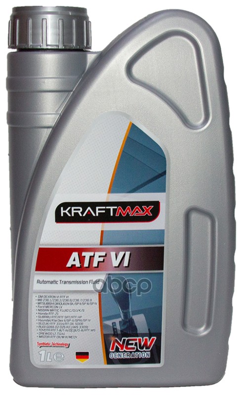 Масло Синтетическое Для Акпп Atf Vi 1Л KRAFTMAX арт. KM3121