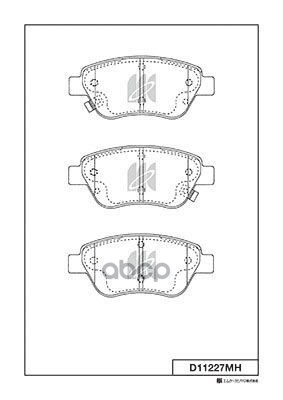 Disk Brake Pads Kashiyama арт. d11227mh