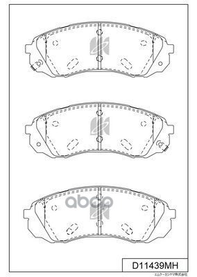 Disk Brake Pads Kashiyama арт. d11439mh