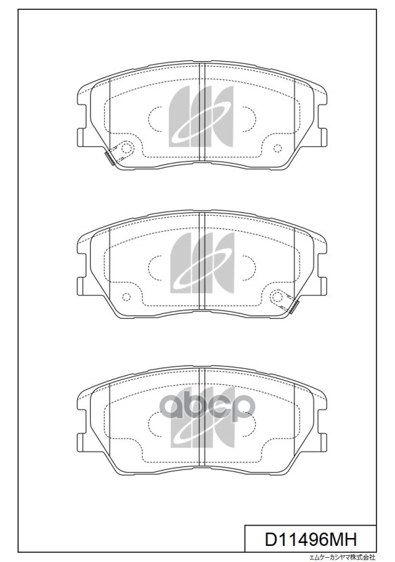 Disk Brake Pads Kashiyama арт. d11496mh