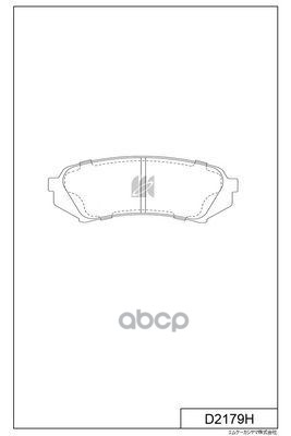 Колодки Торм. Дисковые Задн.toyota Land Cruiser 100 98-07,Lexus Lx470 98-07 D2179h Kashiyama арт. D2179H