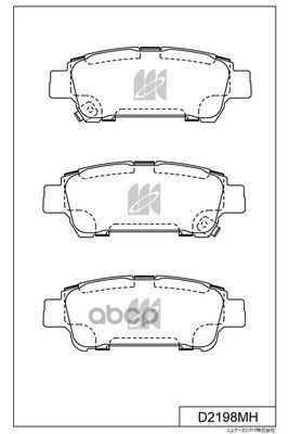 Disk Brake Pads Kashiyama арт. d2198mh
