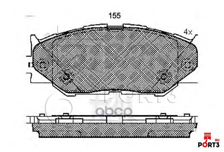 Колодки Тормозные Дисковые Toyota Kashiyama арт. d2277