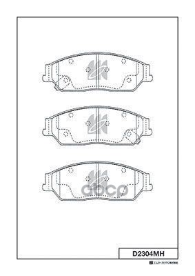 Disk Brake Pads Kashiyama арт. d2304mh