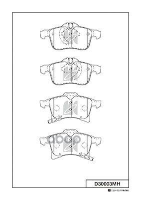 Disk Brake Pads Kashiyama арт. d30003mh
