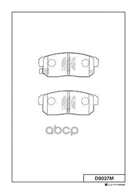 Колодки Тормозные Дисковые Suzuki Ignis 00-03 D9037m Kashiyama арт. D9037M