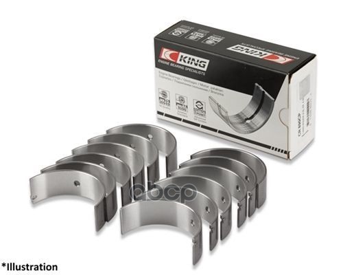 Вкладыши Двигателя Шатунные Honda J30, J35 Std (6) King арт. CR6837SM STD