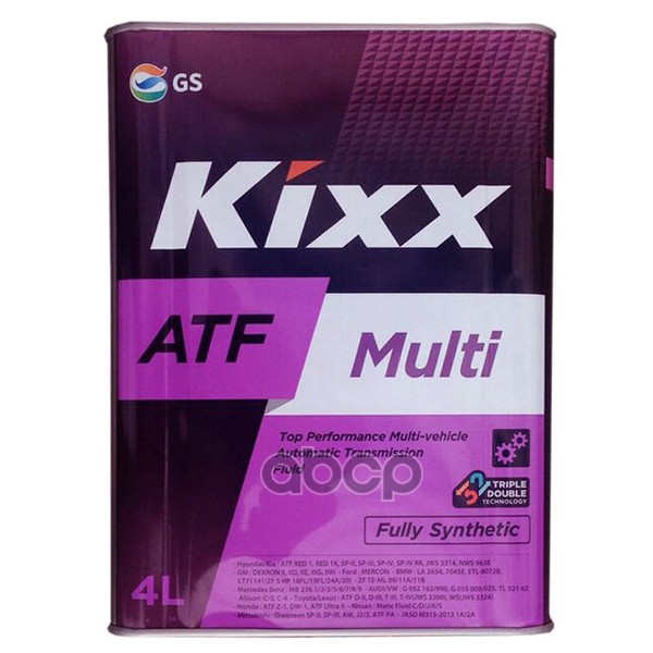 Масло трансмиссионное Kixx ATF Multi Plus синтетическое 4 л L251844TE1 Kixx арт. L251844TE1