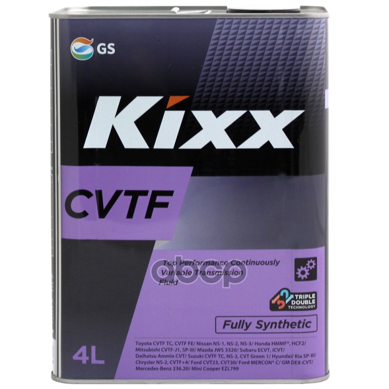 Масло трансмиссионное Kixx CVTF синтетическое 4 л L251944TE1 Kixx арт. L251944TE1