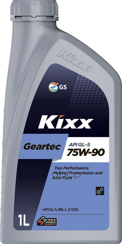 Масло трансмиссионное Kixx GEARTEC 75W90 полусинтетическое 1 л L2962AL1E1 Kixx арт. L2962AL1E1