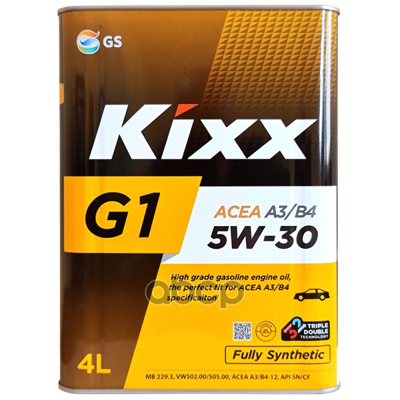 Kixx Масло моторное KIXX G1 5W-30 синтетическое 4 л L531044TE1