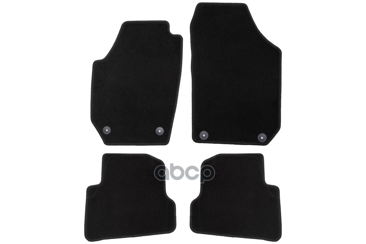 Коврики в салон Klever Econom SKODA Fabia, Fabia Scout 2007-2010, 2010-2014, хб., 4 шт. (текстиль) / Шкода Фабия Klever арт. ...