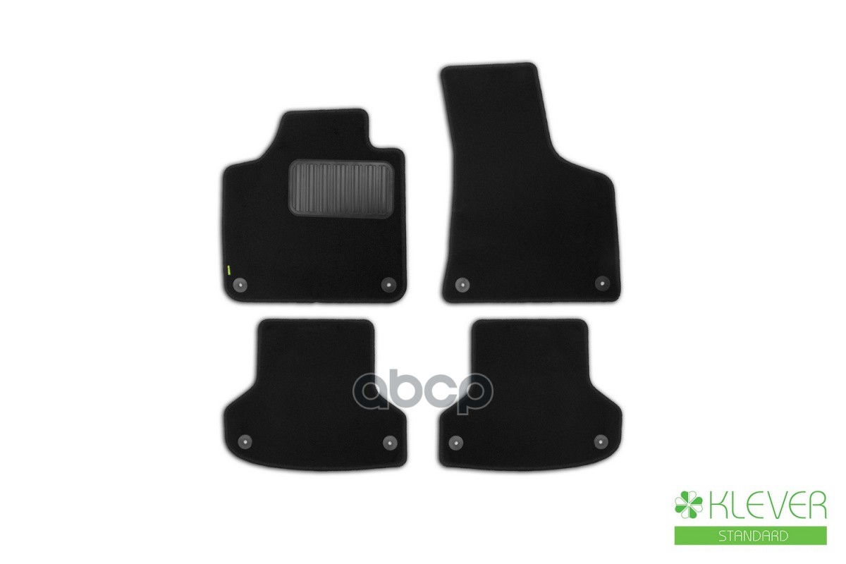Коврики В Салон Klever Standard Audi A3 5D Акпп 2008-2013, Хб., 4 Шт. (Текстиль) / Ауди А3 Klever арт. KLEVER020410101210kh