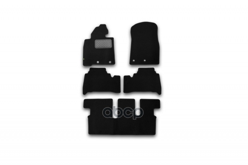 Коврики в салон Klever Standard для TOYOTA Land Cruiser 200, 7 мест, АКПП, 2007-2012, 2012-2015, 2015-2021, внед., 5 шт. (тек...