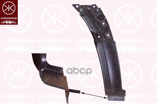 Арка Крыла Передн Лев Задн Часть Mb: Sprinter (W906) 06.06-, Vw: Crafter, 06-16 Klokkerholm арт. 3547331