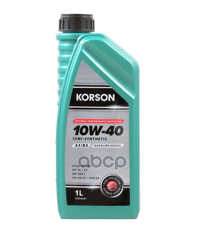 Korson Масло Моторное Korson Optimal Performance Motor Oil Полусинт. 10W-40 1Л.